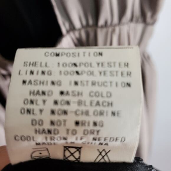 Blaque Label maxi low back 2 front slits sz L - Picture 6 of 8